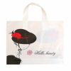 Beauty - 50 Pieces Plastic Shopping Bags Gift Bags Boutique Bags Retail Tote Bag