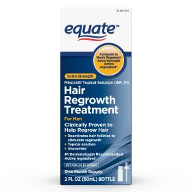 Equate Minoxidil Topical Solution USP, 5 Percent, Extra Strength 2 oz