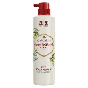 Old Spice Gentleman's Blend 2in1 Scalp Refresh Shampoo & Conditioner, All Hair Types, 14.8 fl oz