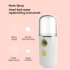 Facial Steamer; Mini Nano Mist Sprayer Facial Steamer Office Public Humidifier USB Rechargeable Face Moisture Nebulizer Beauty Skin Care Tool