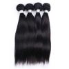 Straight Hair Bundles Hair Weave Bundles 100% Human Hair Bundles Natural Color Remy Hair Bundle Deals 4 Pieces (95Grams Per Piece)