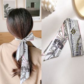 French Scarf Headband Temperament Ribbon Hair Accessories (Series: 6)