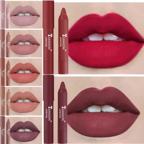 12 Colors Velvet Matte Waterproof Long Lasting Lipsticks (Color: 2)