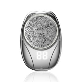 2024 New Mini Shaver For Men, With Type-C Charging Support, Convenient For Home And Travel, One-Button Operation. (Color: SILVER)