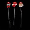 3 Pcs LED Light Up Hair Clip Colored Reflective Flash Hairpin Party Illuminated Flash Braid Christmas Hair Barrettes For Women And Girls