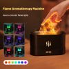 Perfume Humidifier; Ultrasonic air Humidifier With LED Lighting; Simulation Colorful Flame Fragrance Machine; USB Small Househol