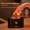 Perfume Humidifier; Ultrasonic air Humidifier With LED Lighting; Simulation Colorful Flame Fragrance Machine; USB Small Househol