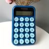 Cute Mini Solar Calculator with Special Mechanical Buttons - Perfect for Office Personality and High Beauty!