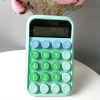 Cute Mini Solar Calculator with Special Mechanical Buttons - Perfect for Office Personality and High Beauty!